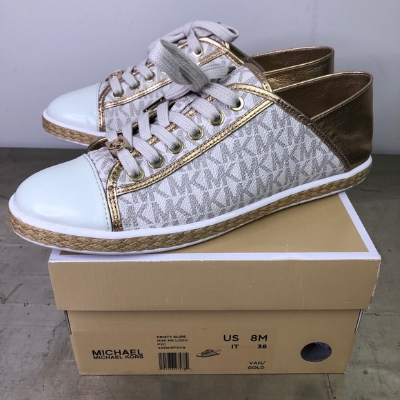 michael kors kristy slide sneakers